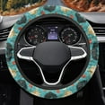 thumbnail image 3 of Yuyamidu Chicken Steering Wheel Cover Fit Cars Sedans 14.5-15 Inch Steering Wheel Decorative Accessories Winter Auto Steering Wheel Protector Cover, Blue, 3 of 7
