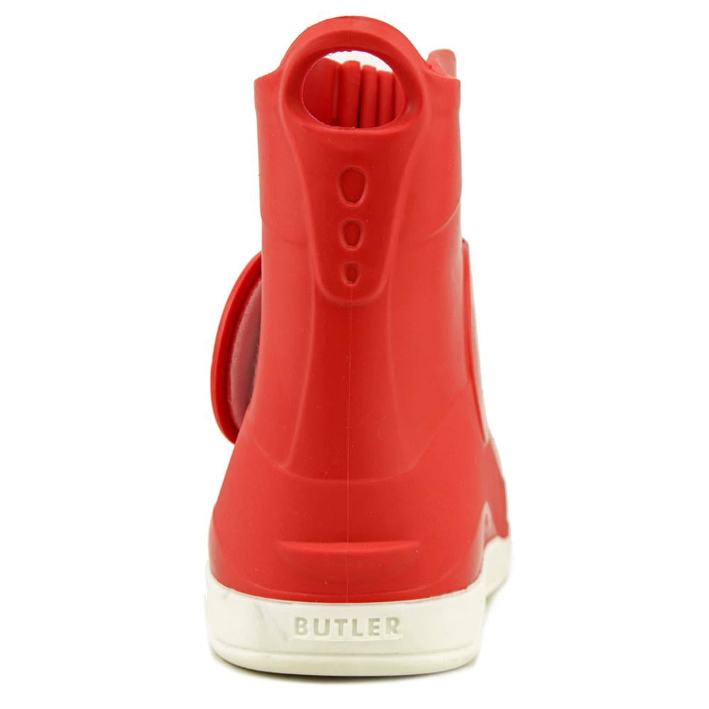 Butler Kids Youth Emperor Slip-On Overboot Waterproof Rubber Rain Boots, Red, Size 8 Toddler