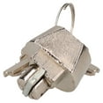 thumbnail image 2 of Trailer Hitch Security Lock for Knott Cast Couplings with 2 Keys, 2 of 3