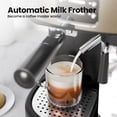 thumbnail image 7 of CRZOE 20Bar Latte Machine, Espresso and Cappuccino Machine with Automatic Milk Frother, 3 in 1 Professional Semi-Automatic Espresso Maker with Dual Heating System & Capsule Compatible, 7 of 7