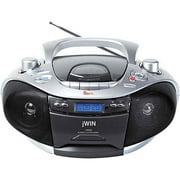 JWin Portable MP3/CD/Cassette Boombox With Digital Music Ripping