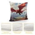 thumbnail image 4 of GOSMITH  Dragon Throw Pillow Covers Decorative Couch Pillow Cover Soft Cushion Cases for Sofa Bed Car, Mix and Match for Home Decor Pillowcases, 4 of 5