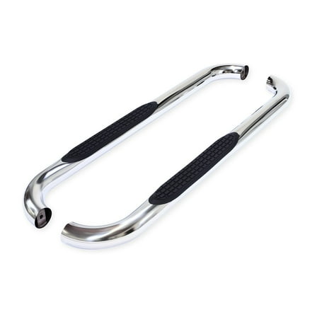 TrailFX A0029S TFX Round Tube Side Steps NERF BAR ROUND 3"