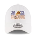 thumbnail image 2 of Men's New Era White Phoenix Suns 2022 NBA Playoffs Bubble Letter 39THIRTY Flex Hat, 2 of 5
