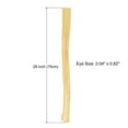 thumbnail image 2 of Uxcell Wood Replacement Handle 28 Inch Long Curved Replaceable Handle for Axe Hammer Oval Eye, 2 of 5