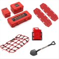 thumbnail image 1 of Universal 8 Piezas/Set Decoración Simulada Maleta Equipaje Red Pala para TRX4 SCX10 90046 1/10 RC Rojo, 1 of 5