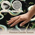 thumbnail image 6 of ODIKA 8'x10' Washable Area Rug Durable, Non-Slip Snake Forest Layout Botanical Emblems Scroll Border Boho Vintage for Living Room, Under Sectional, Family, 6 of 7
