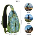 thumbnail image 3 of Sac à Bandoulière Mandala Boho Folk avec Design Géométrique, Sac à Dos Léger et Durable, Sangle Réglable, Multiples Compartiments pour Méditation, Usage Extérieur, 3 of 5