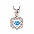thumbnail image 1 of PVCS Collier Cœur d'Amour Infini Argenté pour Femmes P Imple Tempérament Chaîne de Clavicule Lov, 1 of 1
