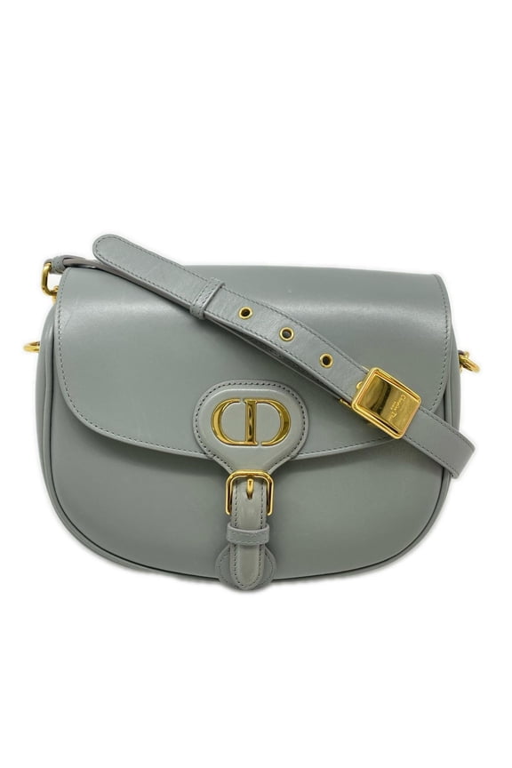 Pre-Owned Christian Dior Bobby Bag Medium M9319UMOL_M41G Box Calfskin Shoulder Gray Calf...