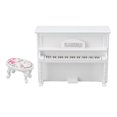 thumbnail image 3 of Piano De Casa De Muñecas, Taburete De Piano De Casa De Muñecas Lindo De Abedul Realista Simulado Para Coleccionista Para El Dormitorio Del Hogar Crtynell Descripción de la referencia, 3 of 5