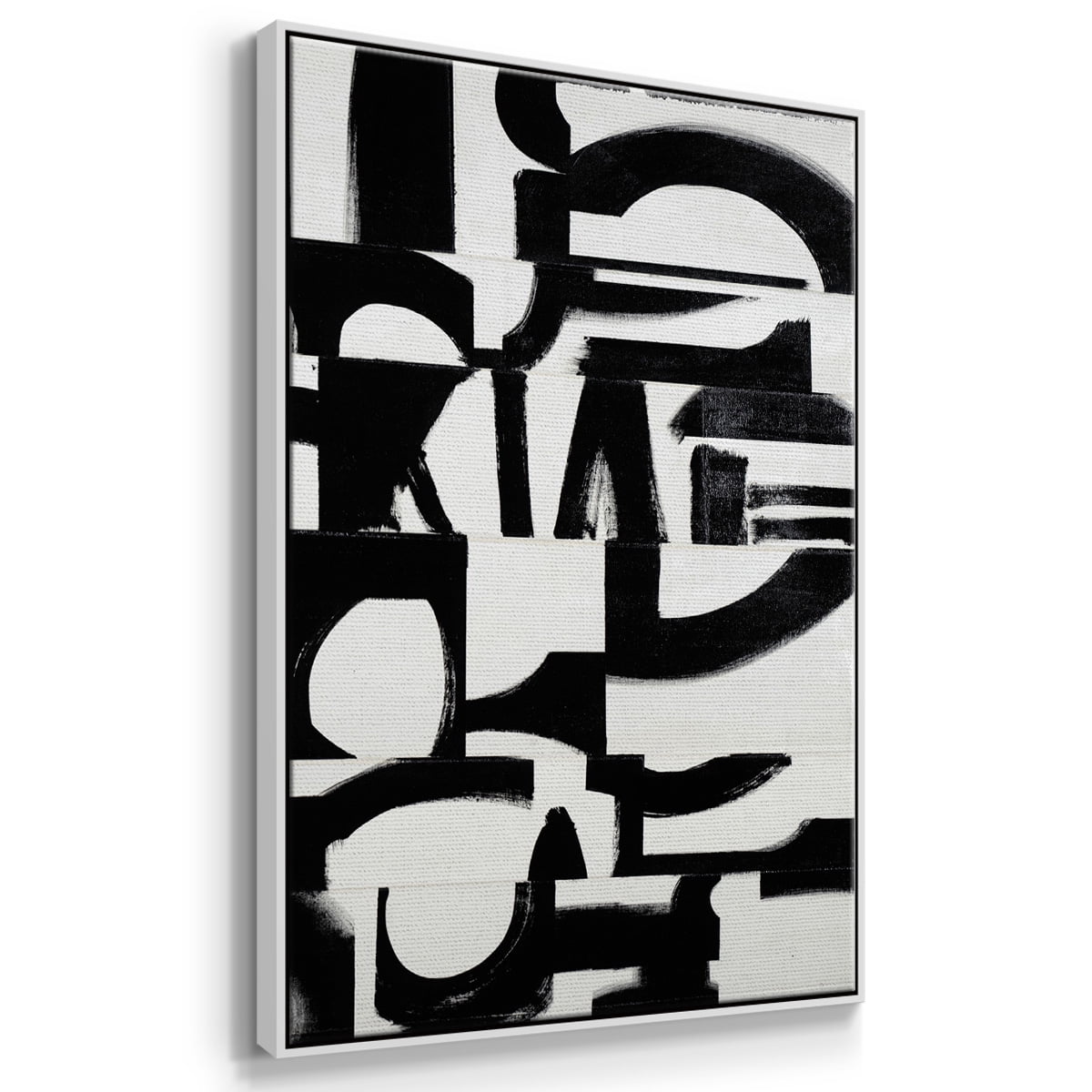 Prosperous Elements V10 Framed Premium Gallery Wrapped Canvas - Ready to Hang - 27 x 41 - White Floating Frame