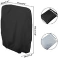 thumbnail image 4 of Funda para silla plegable al aire libre para patio de césped impermeable y a prueba de polvo gris, 4 of 5