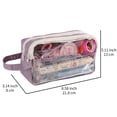 thumbnail image 2 of Handheld Transparent Pencil Case, 3D Stylish Stationery Organizer for Campus Office Daily Use, Ideal Gift for Youngster, 2 of 2