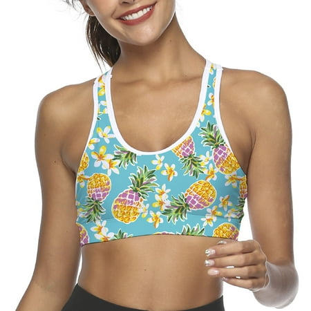 

WQJNWEQ Sports Bras for Women Clearance Women Seamless Back Pocket Back Fitness Tank Tops Workout Gym Yoga Underwear Gifts for Women Multicolor
