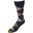 thumbnail image 2 of Men's Gold Toe 3179S Carlyle Argyle Crew Socks - 3 Pack (New Navy/Grey/Navy O/S), 2 of 4
