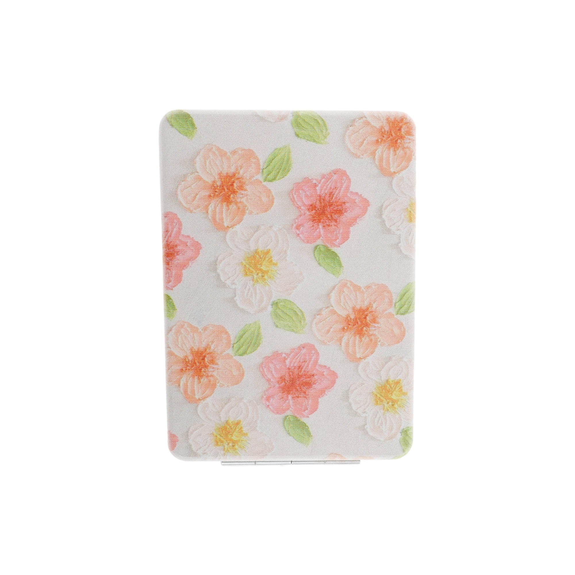 Unique Bargains Rectangular Hand-drawn Makeup Mirror White 1 Pc
