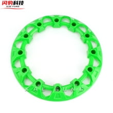 Shisuyan Hubcaps Wheel Covers: Universal Wheel Center Caps For Atv Rims 6.68 Inch Green Plastic Hubcaps For Quad Decoration Easy Installation