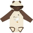 thumbnail image 3 of Inktastic French Goose says Honque Boys or Girls Long Sleeve Baby Bodysuit, 3 of 5