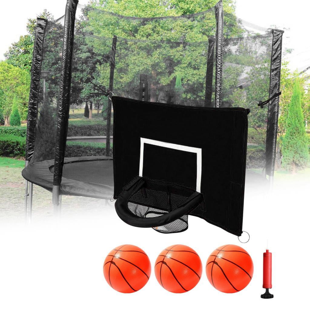 harayaa Basketball Hoop for Trampoline Basketball Training Outside Indoor Outdoor Sports Style F