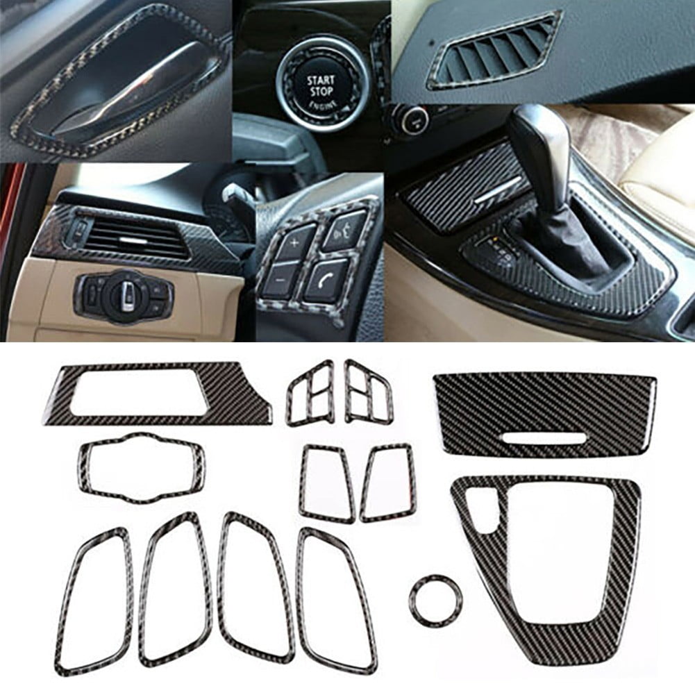 1 Set Carbon Fiber Interior Accessories 