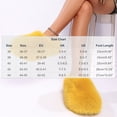 thumbnail image 5 of Fnooota Womens Slide Slippers, Non Slip Open Toe Indoor Winter Fuzzy Slippers Bedroom Shoes Khaki Size 9.9-9.5, 5 of 5