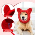 thumbnail image 5 of mdesiwst Dog Snood Winter Hood Warm Pet Hood with Ear Protection Fleece Neck Warmer with Drawstring for Dogs And Cats, 5 of 8
