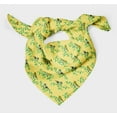 thumbnail image 3 of Bimba Yellow Leaves & Flowerpecker Bird Pure Silk Printed Scarf Dupatta Head Neck Wrap Bandanas For Women 40 x 80 Inches, 3 of 6