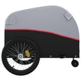 thumbnail image 5 of vidaXL Bike Trailer Black and Red 45 kg Iron, 5 of 5
