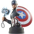 thumbnail image 2 of Marvel Avengers Statue de Buste de Fin de Partie Échelle 1/6 - Captain America, 2 of 2