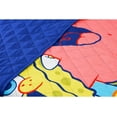 thumbnail image 4 of Spongebob Twin Bedding Set Underwater Vibes - Bundle of Spongebob Bedspread, Flat Sheet, Fitted Sheet, Pillowcase, Stickers, More | Room Decor, 4 of 7