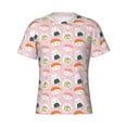 thumbnail image 3 of Naloa Cute Sushi (2) Men's T-Shirt Sport T-shirt Men's Basic Tee Casual Men's Shirt, Round Neck, Short Sleeves - XX-Large, 3 of 5