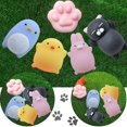 thumbnail image 1 of Squeeze Toys Cute Animal Squishy Squeeze Healing Fun Kids Kawaii Toy Stress Reliever Decor Adults Work Antistress Figets heqiyong toy, 1 of 2