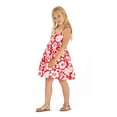 thumbnail image 2 of Hawaii Hangover Girl's Floral Empire Waist Dress,up to size 12, 2 of 4