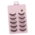 thumbnail image 4 of Pestañas postizas puntiagudas, paquete de pestañas postizas, extensión 3D, Manga desordenada suave y gruesa, 10 piezas para espectáculos, grad , estilo -5 pares Sunnimix  pestañas postizas naturales, 4 of 8