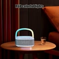 thumbnail image 4 of YUNAFFT Wireless Charging Bluetooth Speaker With White Noise Timed Alarm Clock Card Insertion Bluetooth Small Speaker Light, 4 of 6