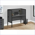 thumbnail image 4 of Desks: 48'' Modern Office Cubicle Desk, Commercial Grade, Grey Laminate, Black Metal Frame | Grey | Particle Board, 4 of 6