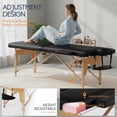 thumbnail image 6 of VIRRMO Massage Table Portable with Neck Stretcher, 84 inch Massage Bed Adjustable Lash Bed Massage Bed Tattoo Table for Eyelash Extensions Beauty Tattoo, 6 of 9