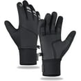 thumbnail image 1 of HSHDLDF Gants Imperméables pour Hommes et Femmes Gants d'Hiver Chauds avec Toucher Sensible Bouts des Doigts pour Vélo Course Conduite, 1 of 7