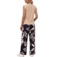 thumbnail image 5 of PINKSIR Two Piece Sets for Women Summer Outfits Oversized Wide Leg Crop Pants Lounge Sets Airport Beach Vacation Clothes, 5 of 10