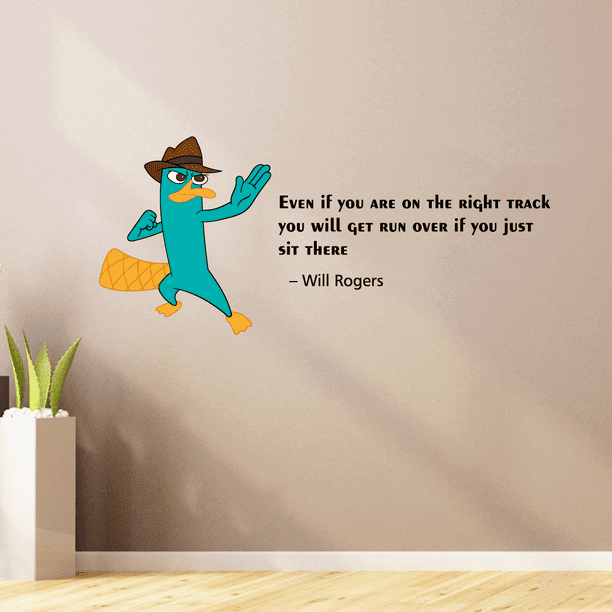 right-track-perry-the-platypus-quote-cartoon-quotes-decors-wall-sticker