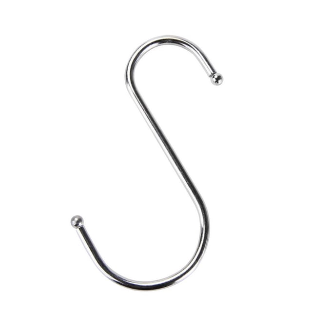 Kyusrd Summer All Sale!Stainless Steel Metal S Hooks Kitchen Pot Pan Hanger Clothes Storage Rack 5 Pcs