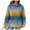 Blue, variant on Long Tunic Tops for Women Leggings Winter Fall Relaxed Fit Hooded Long-sleeved Dolman Cold Shoulder Drawstring Patchwork Leisure Waffle Knit Hoodies Tops(Purple,XL)