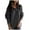 Dark Gray, variant on Mgmyaa Women's Zipper Detail V-Neck Knit Sweater Solid Long Sleeve Casual Pullover Top Fashion Winter Warm Layering Piece