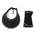 thumbnail image 1 of Sombreros plegables con visera para mujer, ala ancha, gorra de golf plegable para mujer, sombrero de playa para mujer, sombrero de viaje con protección UV, sombrero plegable para el sol, 1 of 5