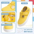 thumbnail image 2 of Cyiecw Toddler Boys Girls Canvas Sneakers Soft Sole T-Strap Shoes Lightweight Comfy Classical Flats Non Skid Shoe for Little Kids, 2 of 6