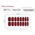 thumbnail image 6 of 8 Sheets Nail Wraps Glitter Nail Polish Stickers 128 Pcs Nail Art Decals Strips Self-Adhesive Nail Art Decals Nail Strips for Women Girls DIY Nail Decorations, 6 of 9