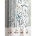 thumbnail image 6 of Spring Floral Sheer Curtains 45 Inch Length 2 Panels Set for Living Room/Bedroom, Vintage Botanical Watercolor Semi Curtain Sheers Drapes Rod Pocket Curtains Window Treatment Set 52''x45''x2, 6 of 7