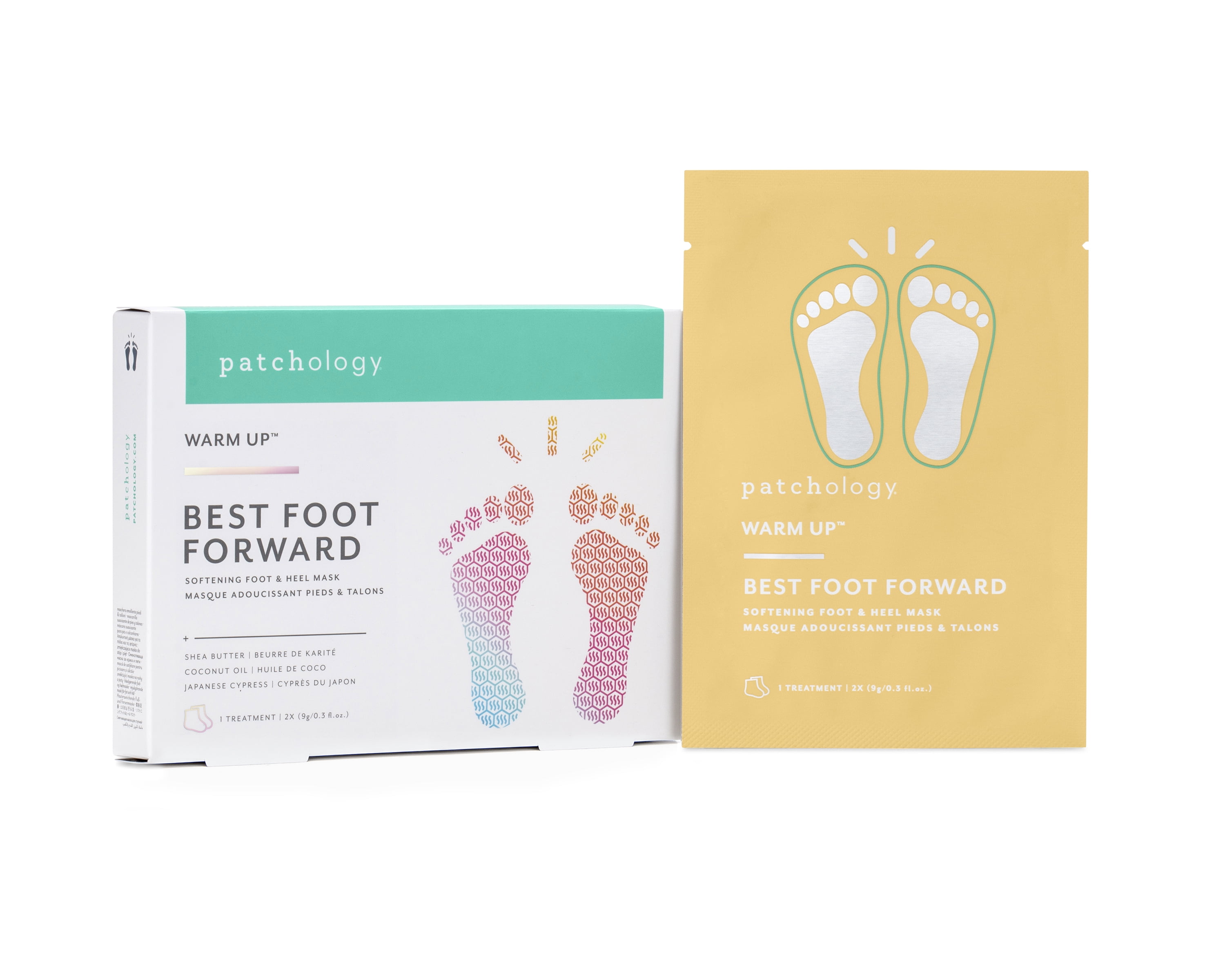 Patchology Best Foot Forward Softening Heel and Foot Mask- 1 Treatment