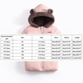 thumbnail image 3 of THDHVS Winter Coats for Girls,Toddler Unisex Thick Fleece Lined Puffer Jacket Hooded Full Zip Mid Length Winter Coat,Girls Hoodies Pink 2-3 Years, 3 of 5